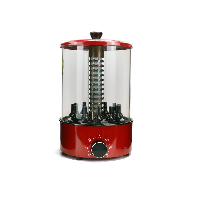 Вращающаяся Вертикальная косилка-гриль 1350 Вт, легко собранная электрическая гриль для барбекю