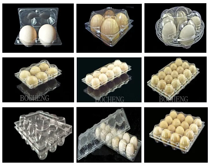 plastic vacuum forming machine for forming plastic quail egg packaging tray/box