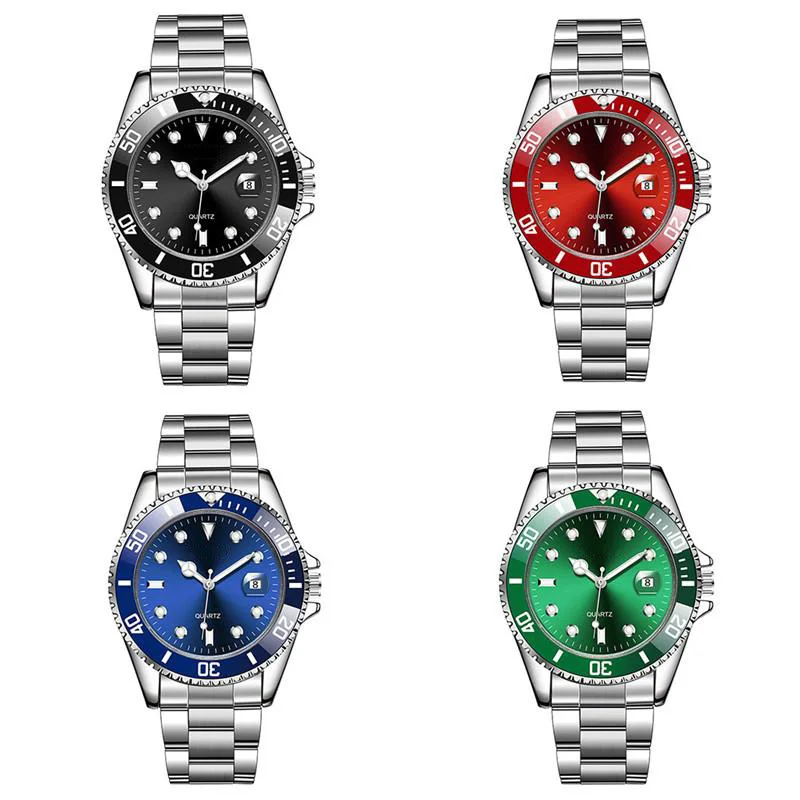 Luxury Men Business OEM Dial 316LStainless Steel Waterproof Men Watch quartz