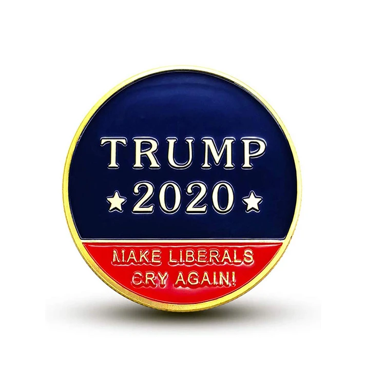 
JSH Crafts 2020 Cheap Custom Metal Donald Trump Challenge Coin 