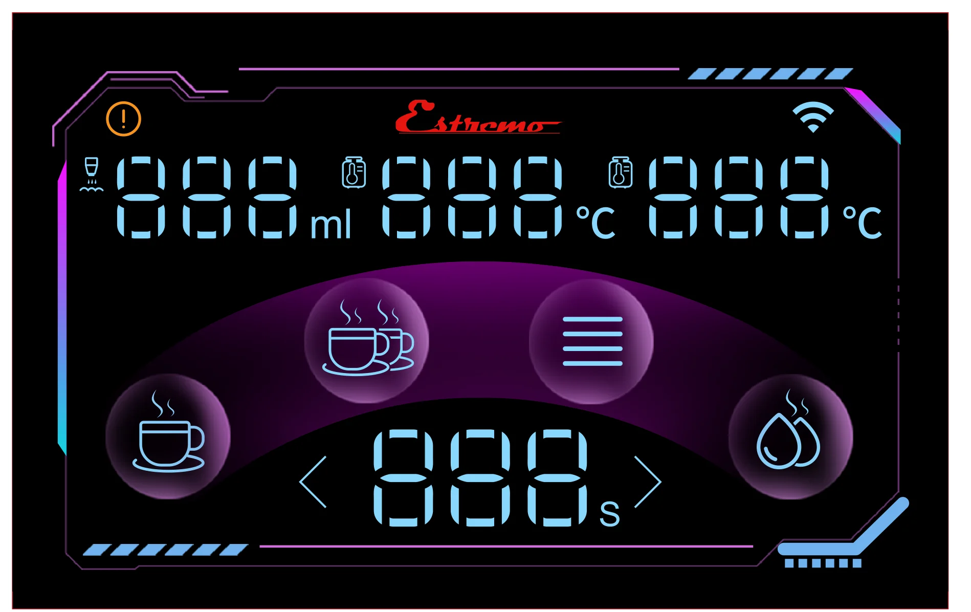 Most Popular Dual Group 11L Boiler E61 Brew Head Electric Control Commercial Coffee Machine For Business