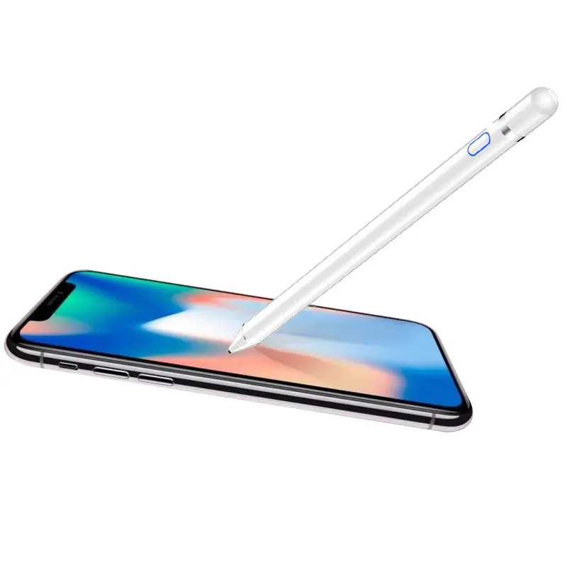 Factory wholesale digital aluminum metal capacitive touch active stylus, suitable for Pro Tablet PC Android