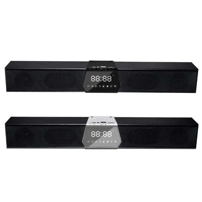 OEM New wireless speaker support computers mobile phones and televisions using large battery with alarm screen