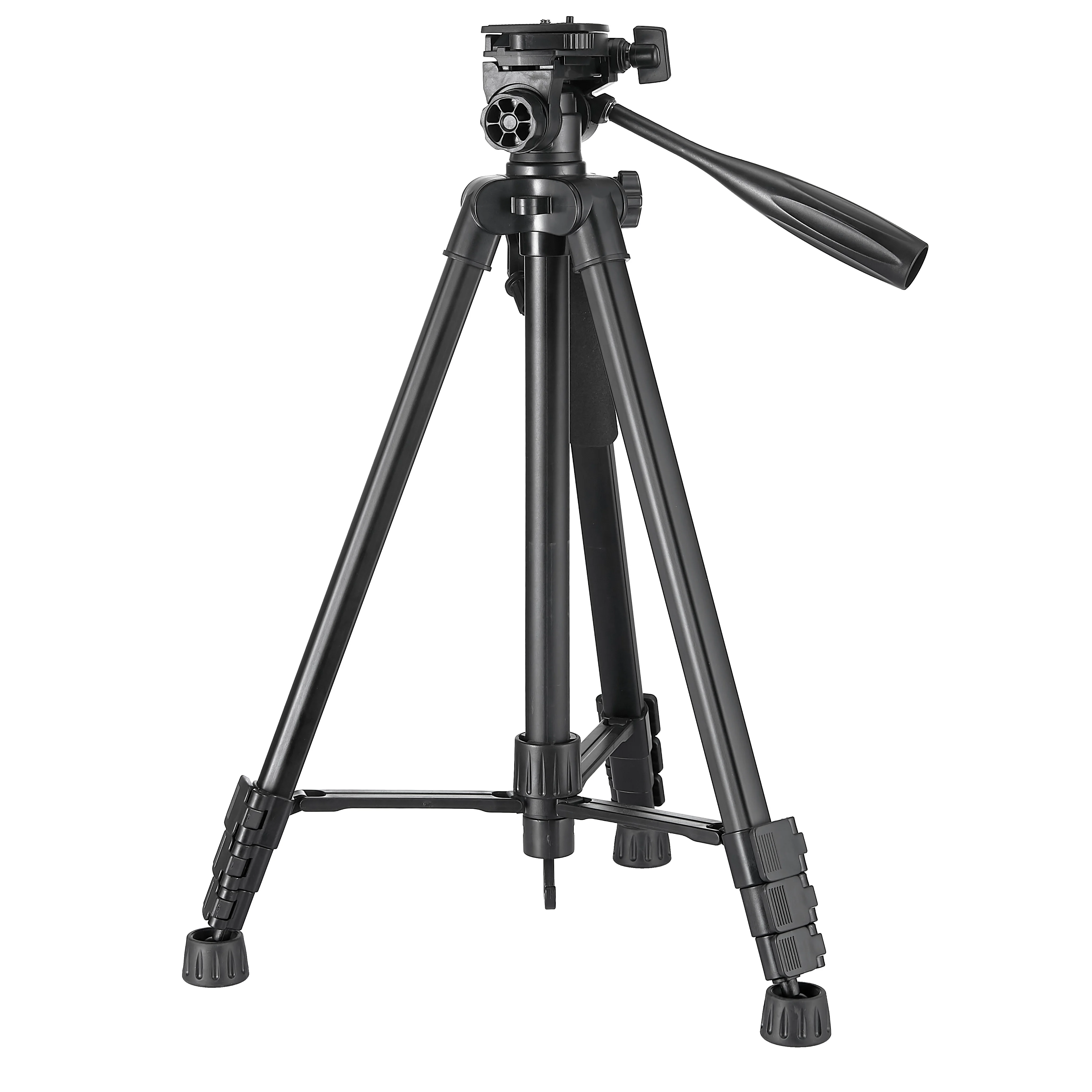 Kingjoy VT-860S Phone Tripod with Carry Bag for Live Streaming Extendable Travel Lightweight Photo Tripod Stand