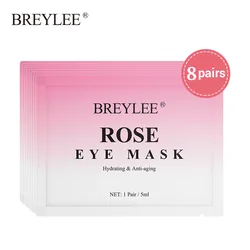 Oem odm 8pcs to remove eye dark circles collagen eye mask wholesale firming matcha green tea eye mask