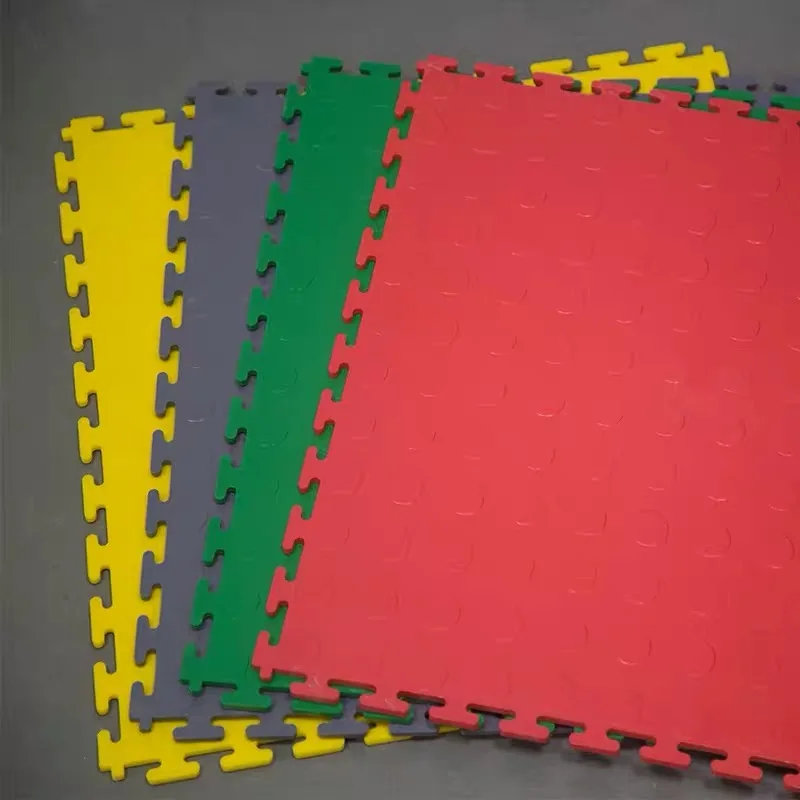 
interlock easy-cleaned vinyl floor tiles click plastic pvc floor for warehouse 