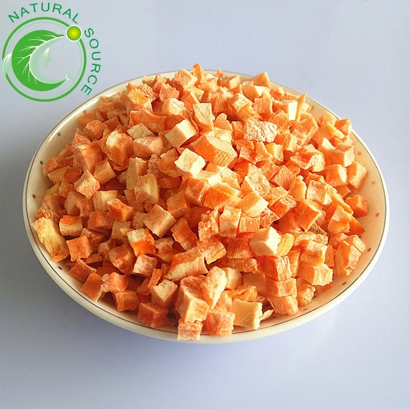 Wholesale Hot Sell Natural No Artificial Additives Freeze Dried Carrot Granule FD Carrot