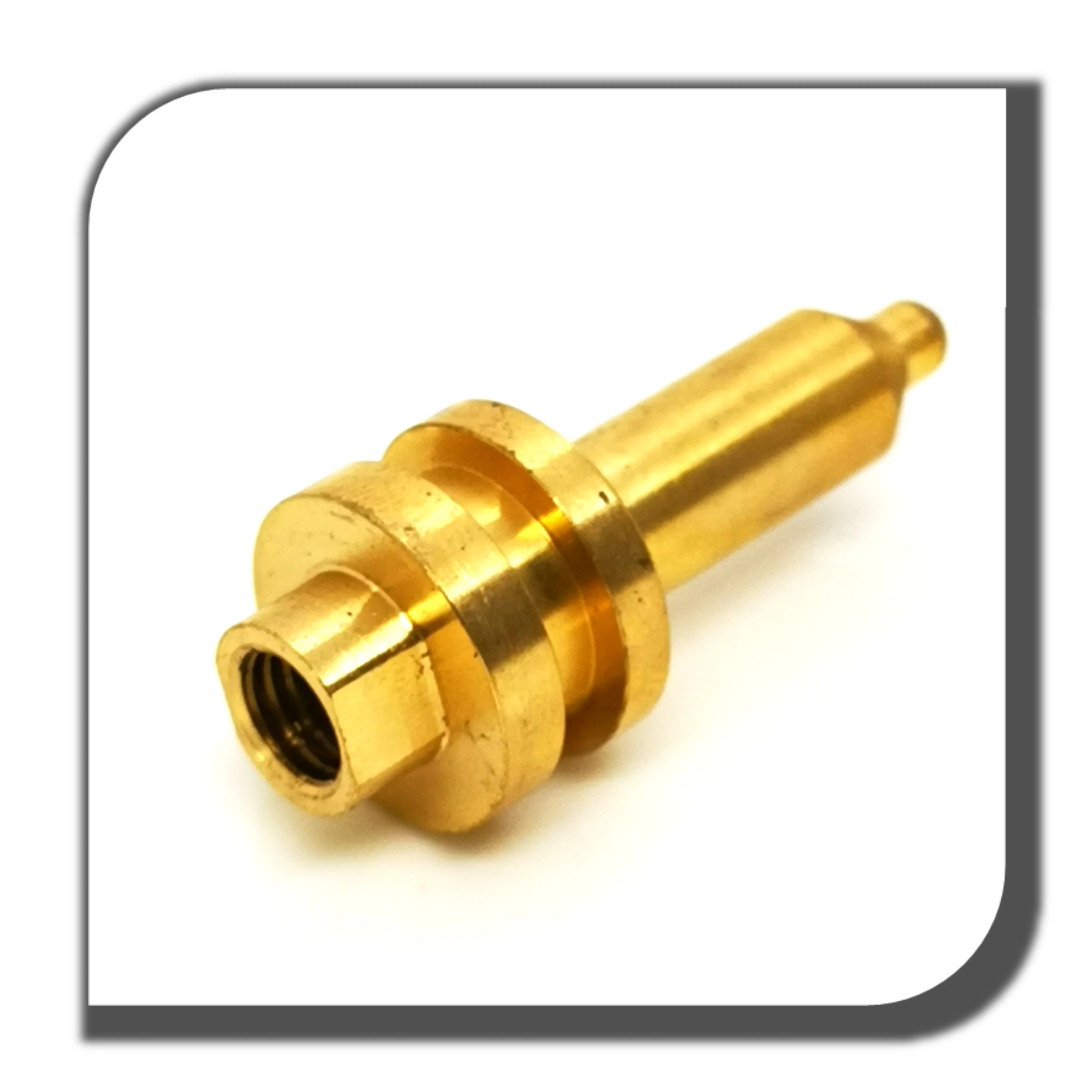 big brass C69300 sensor housing brass threaded housing for NTC sensor
