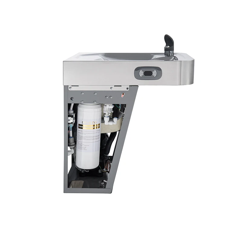 ADA Wheelchair Accessible Wall Mounted 316 304 Stainless Steel Drinkwater Bubbler Sink Drinking Water Fountain