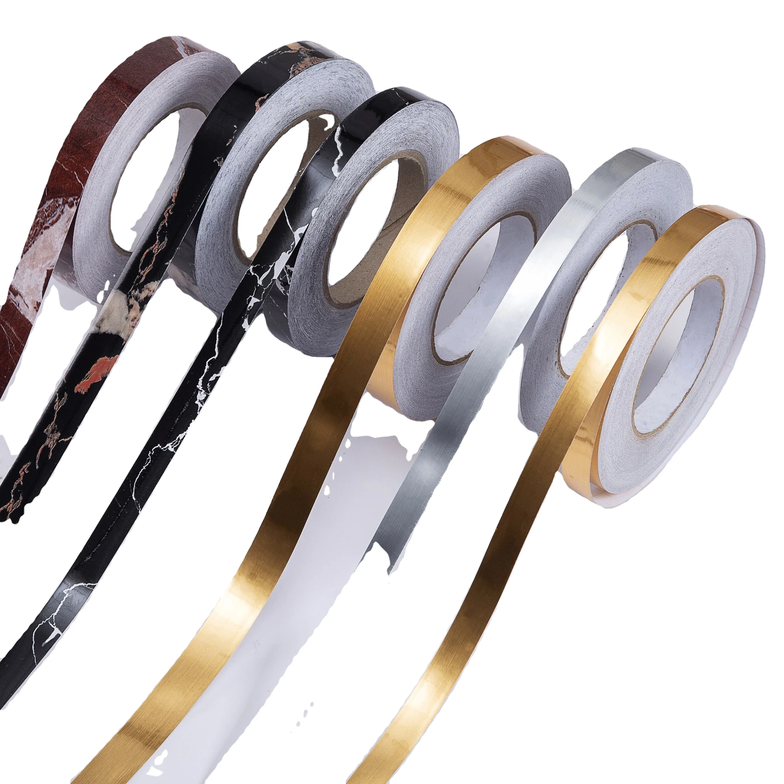 0.6*21 Factory Supply Customised Color 3mm Soft Touch Surface PVC/ABS Rubber Edge Banding Pvc Edging Strip