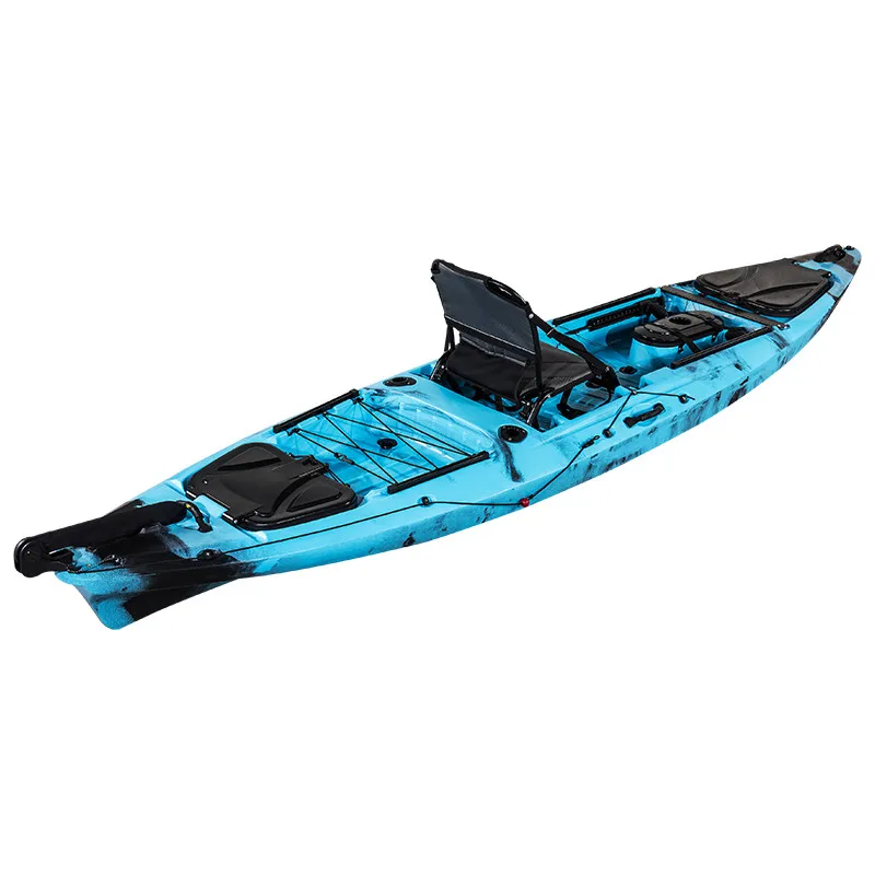 Inflatable Kayak Boats Inflable hdpe Sport Kayak 1 Person can  surfing Crusing  Fishing with 3.1 - 4m