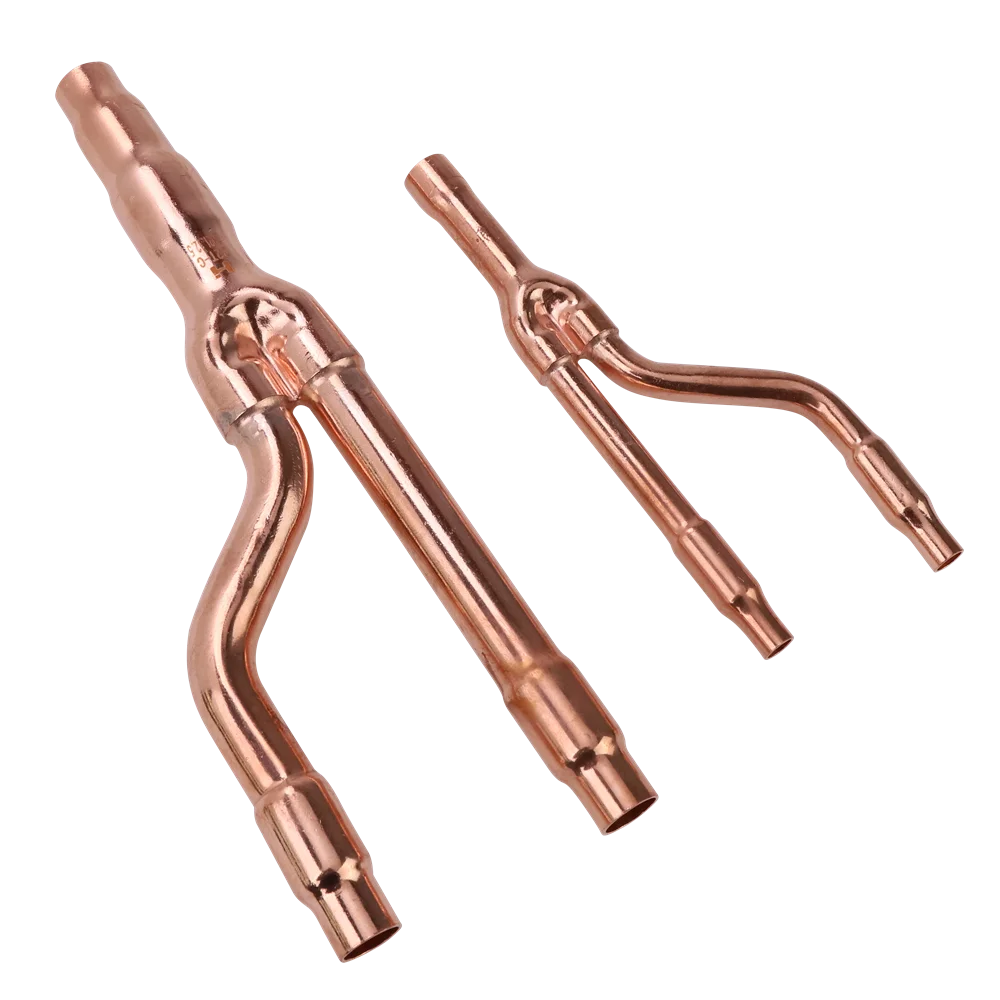 Hengshi Copper refnet branch piping kit refnet joints air conditioning branch pipe
