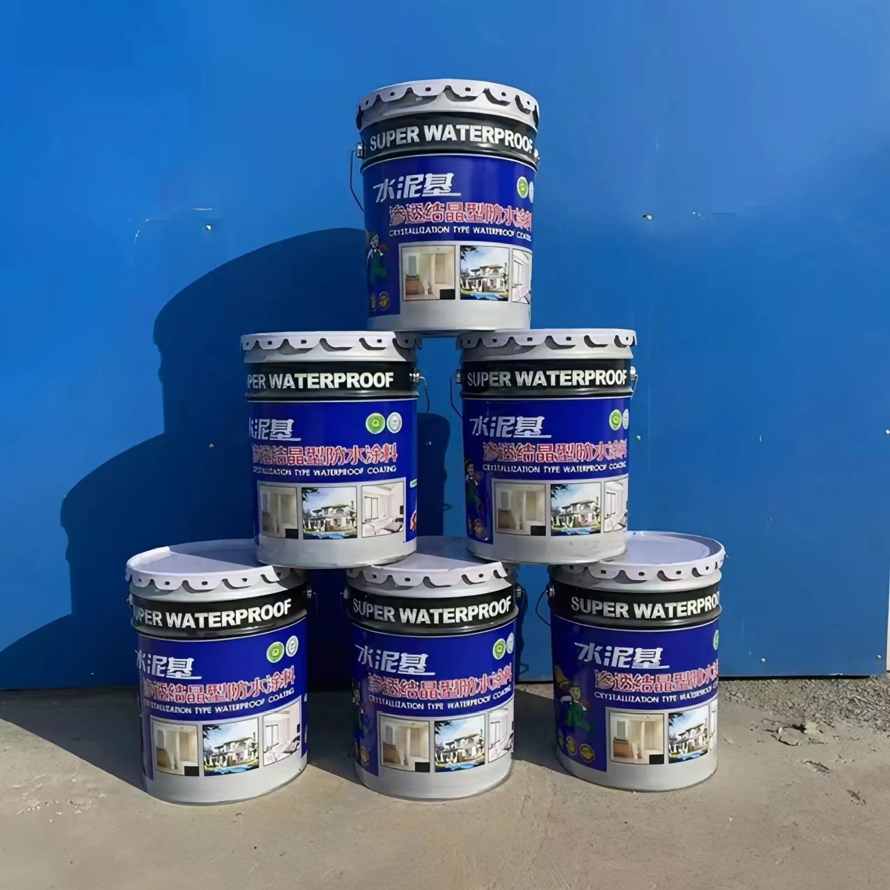 Hot Selling Cement based permeable crystalline waterproof material with factory price Polymer Cement Polyurethane