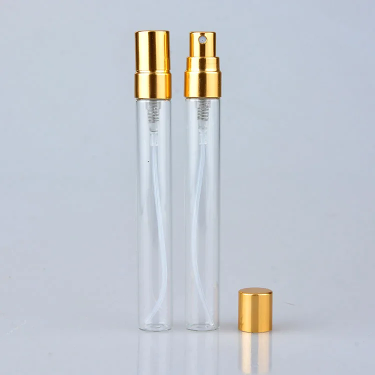 manufacturing cheap sale portable 2ml 3ml 5ml 10ml mini screw neck cap perfume cologne round clear glass spray perfume bottles