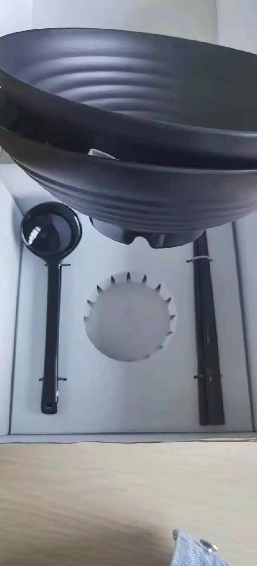 16 PC Restaurant Quality Large Melamine Ramen Bowls Spoon Complete Dinnerware Set with Chopsticks Korean Thai Miso Udon Pho bowl