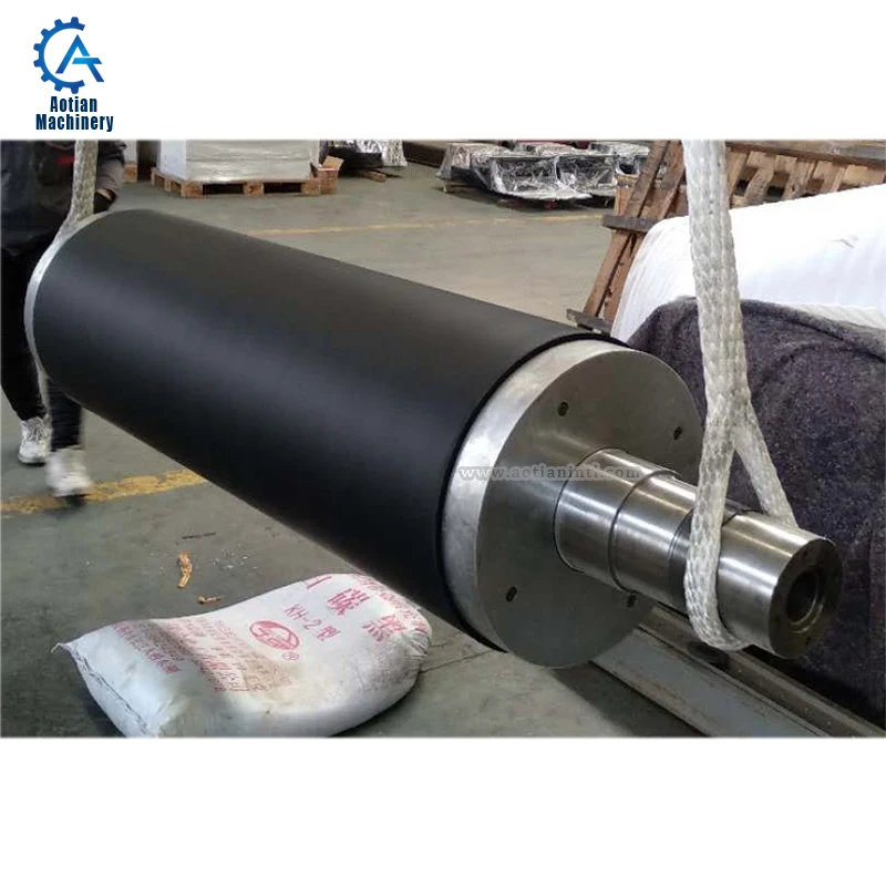 Corrugated Toilet Paper Production Line Making Machinery Paper Pressing Roll Rubber Roller