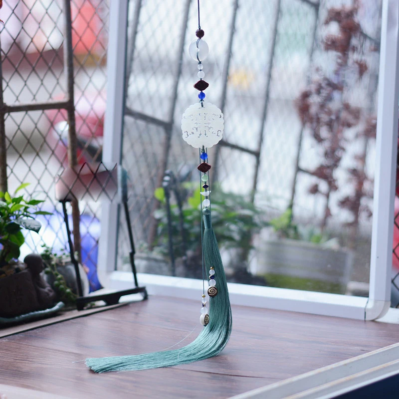 1pcs Grandmaster of Demonic Cultivation Lan Wangji Ancient Waist Tassel Pendant for Hanfu Daily Decor Women Girl Gift