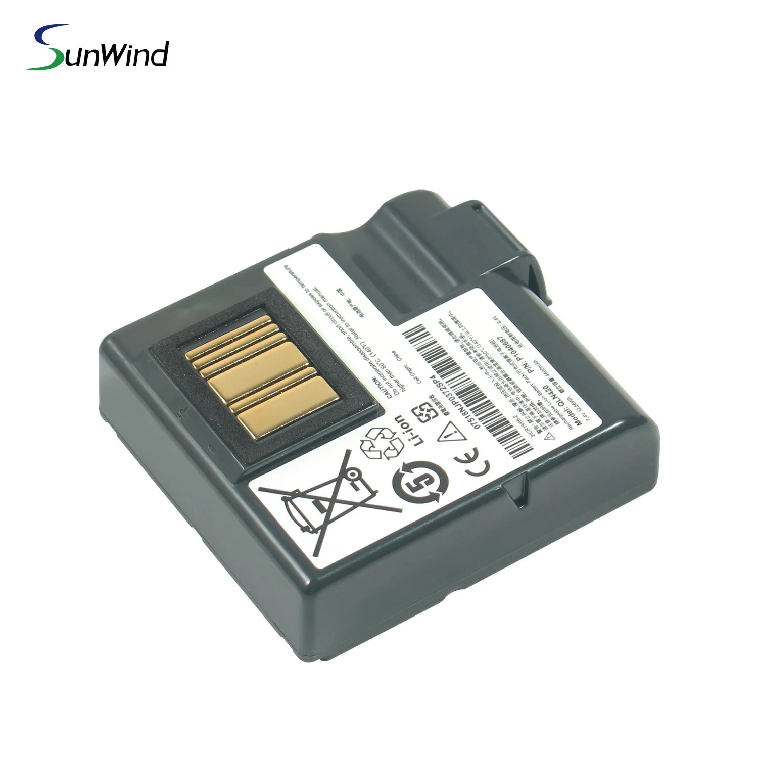 Factory Direct Barcode Scanner Replacement Battery for Label Printer P1040687 for QLN420 7.4V 4400mAh  PDA lithium ion battery