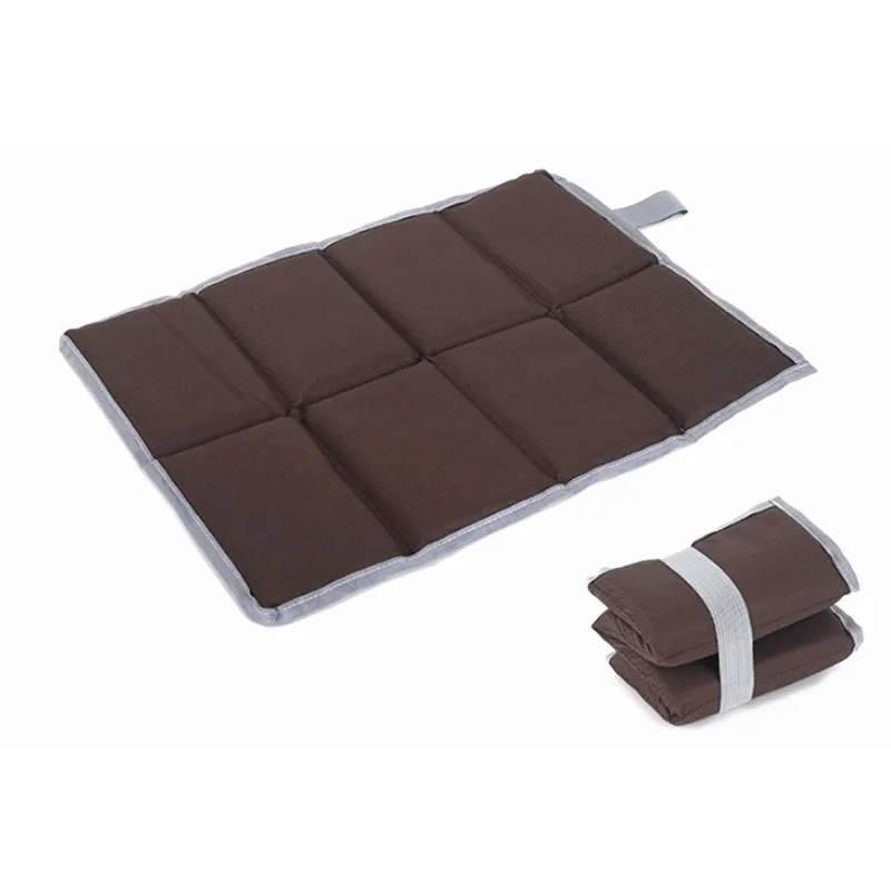 Wholesale outdoor seat cushion oxford cloth thickened eight-fold portable moisture-proof single park picnic folding small mat