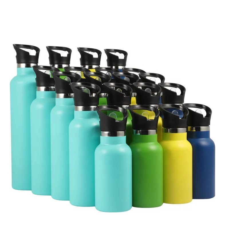 Stainless steel 500ml drinking flask keeps liquids perfectly hot or cold with double wall vacuum insulated water bottle