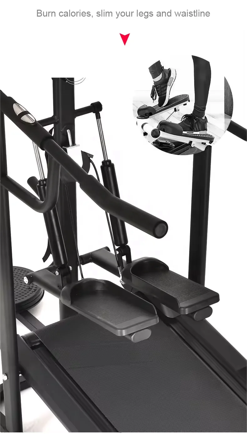 Manual Walking Treadmill with multi-function Fitness Home Auto-Folding Incline Treadmill