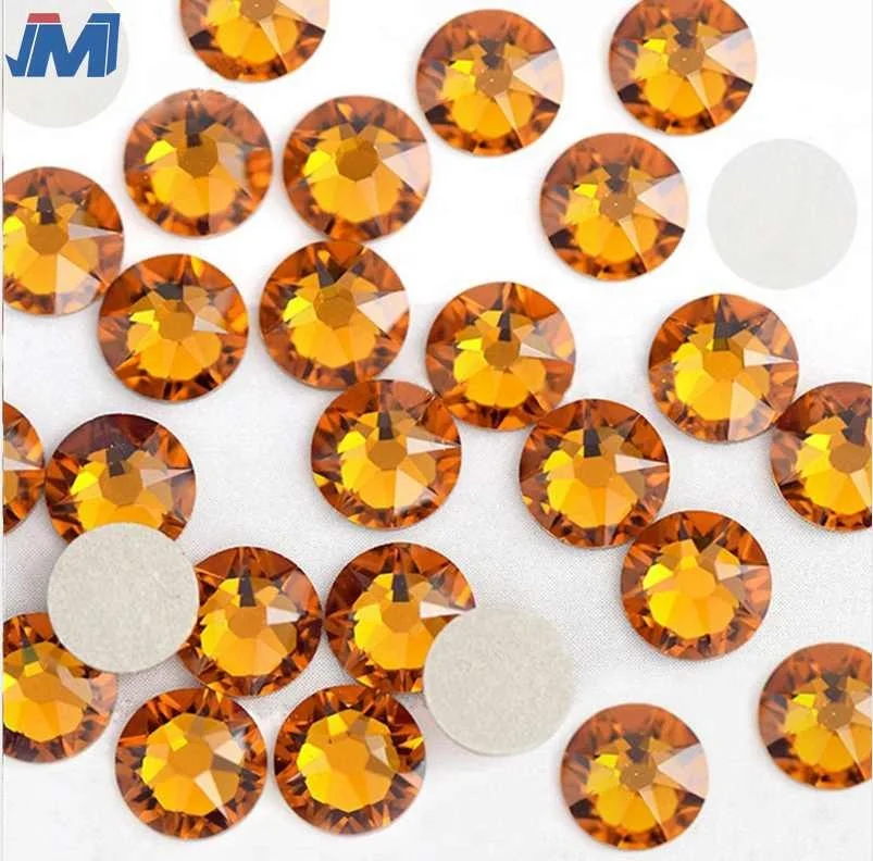 High Quality loose flat back rhinestone hot fix professional supplier stones