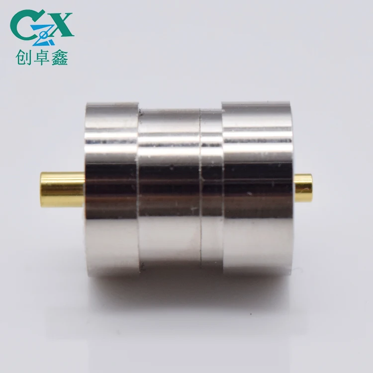 Customized 10a-15a large current waterproof 2pin circular magnet connector