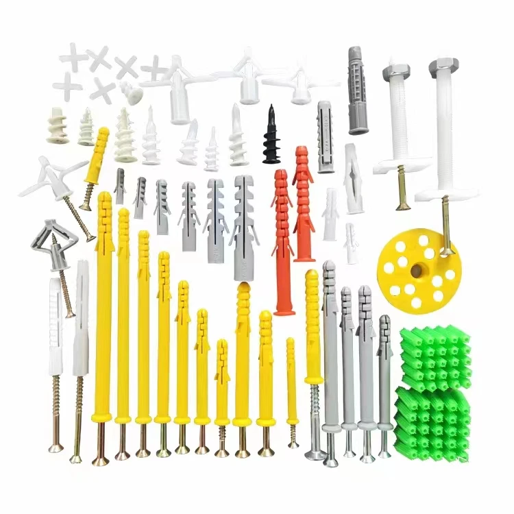 Plastic Wall Expand Plug  Anchor with screw