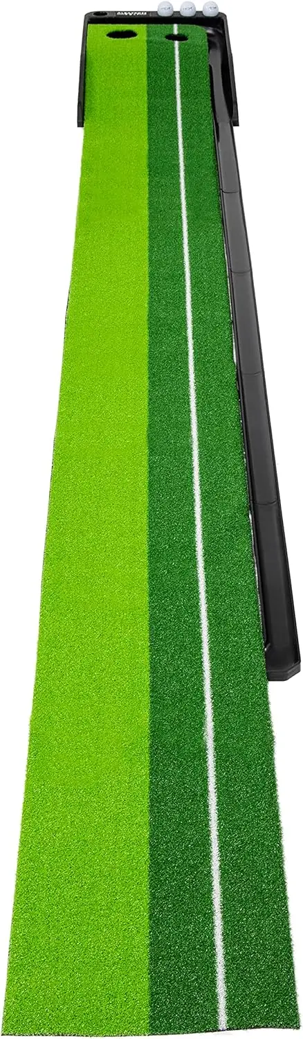 Golf Putting Mat for Indoors,Putting Green Training Equipment  with Ball Return, Mini Golf Swing Mat