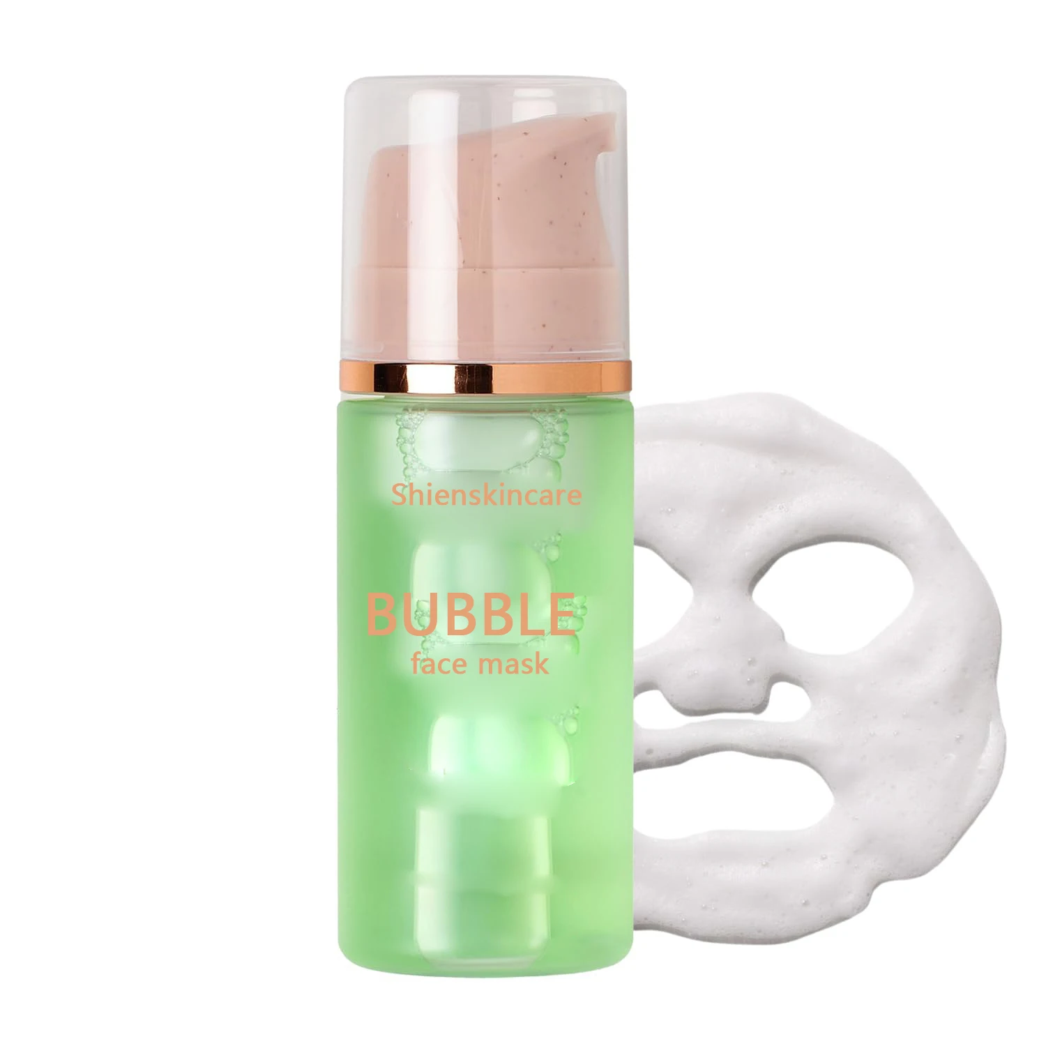 OEM ODM Korean For Women Deep Moisturizing Brightening Whitening Foaming Avocado Bubble Clay Mask