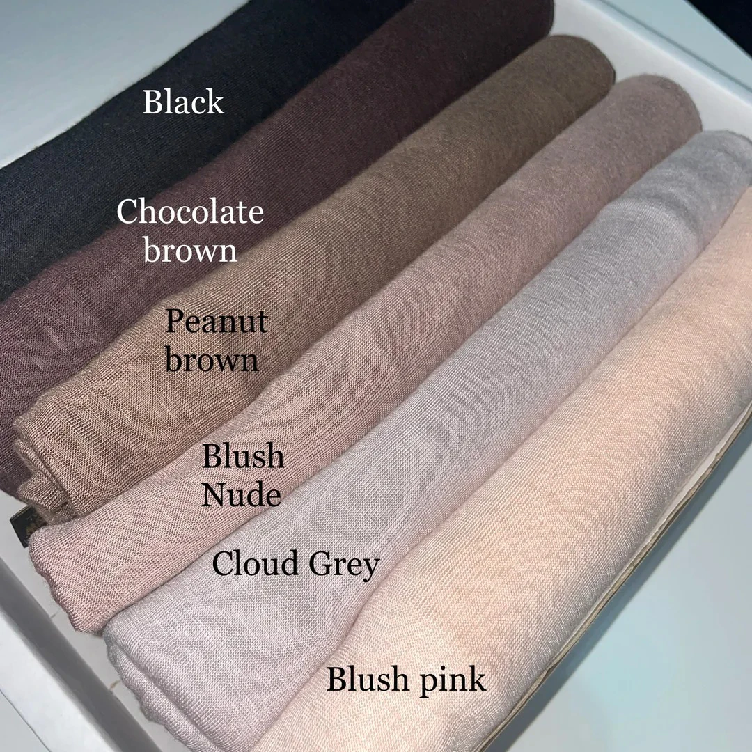 High-quality jersey scarf stretchy hijab plain head scarves wholesale women stoles cotton shawl muslin hijab