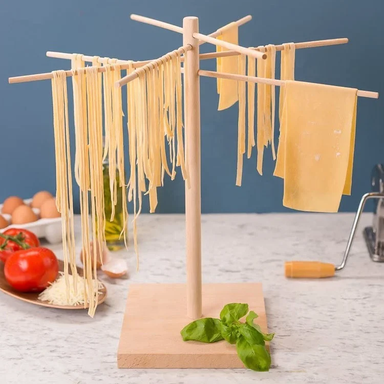 Large Wood Pasta Drying Rack