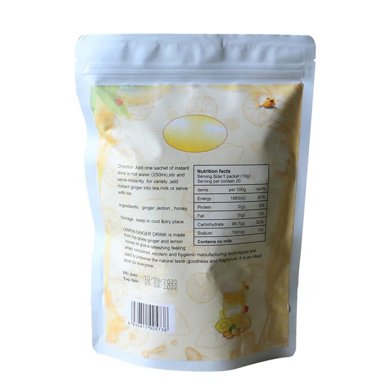 Private Brand Lemon Ginger Honey Tea Dispelling Cold and Warming Stomach Blood Nourishing Menstruation