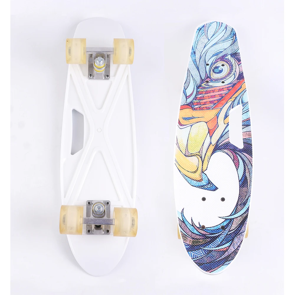 YIiFan Latest Custom  High Performance Flying Skateboard  Printed Mini Children Adult Wheels Skateboard