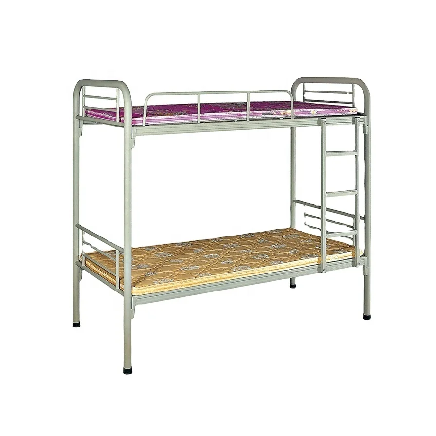 cheap high Quality Metal Bunk Double Bunk Bed School factory wholesale Student Dormitory Bed