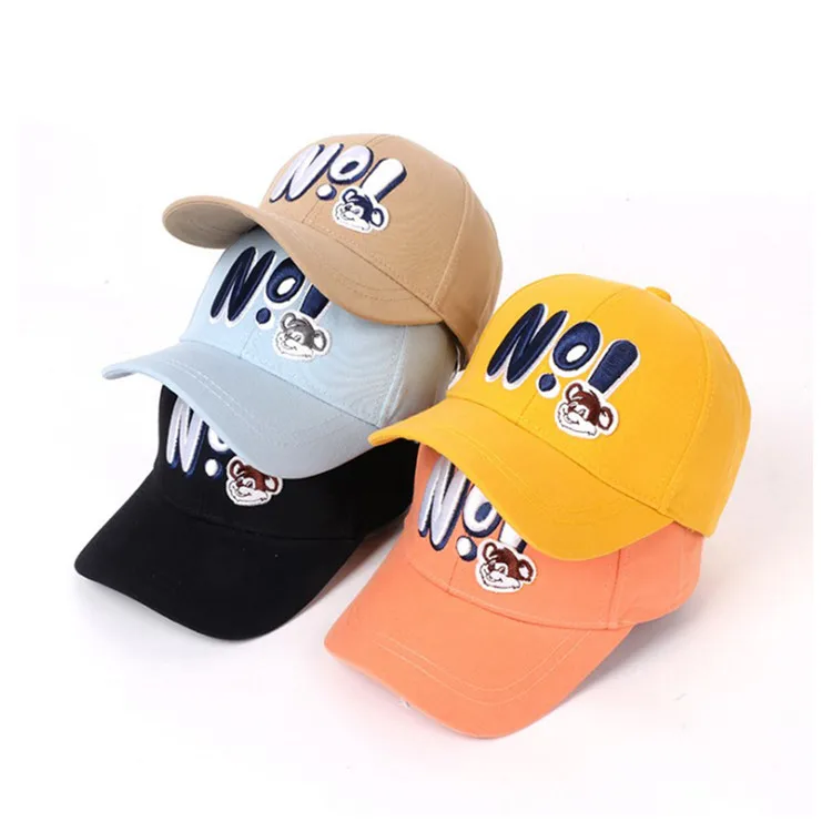 Kids Toddler Children Embroidered Letter Baseball Cap Boys Girls Spring Summer Sunshade Baby Casual Travel Sport Hat
