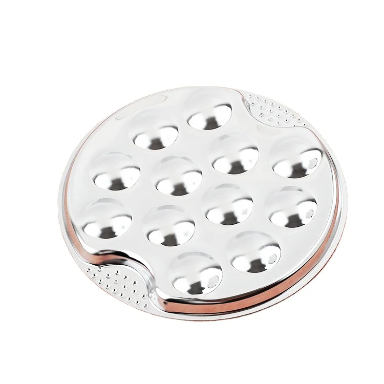 Unique kitchen gadgets bbq oyster tools set Stainless Steel seafood tray Stainless Steel oyster plate