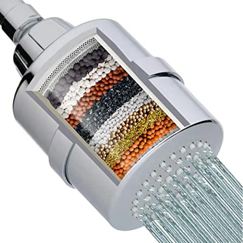 360 Degree Rotatable spa Filter Shower Multi-stages Vitamin C Shower Head Filters Pressure