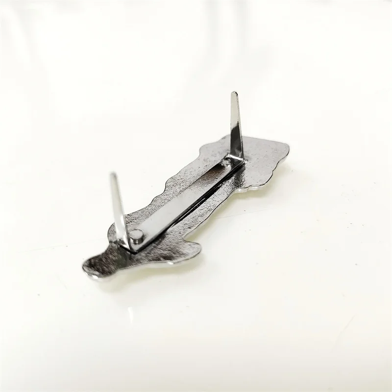 High Quality Logo Plate Metal with Prong on Back