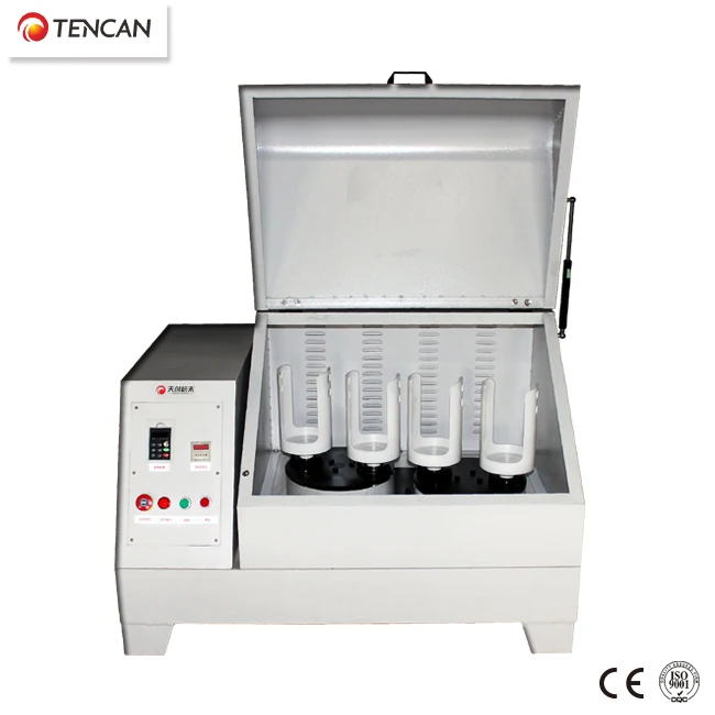 China Tencan 220V PLC 0.4L High Efficient Lab Scale Dual Planetary Ball Mill