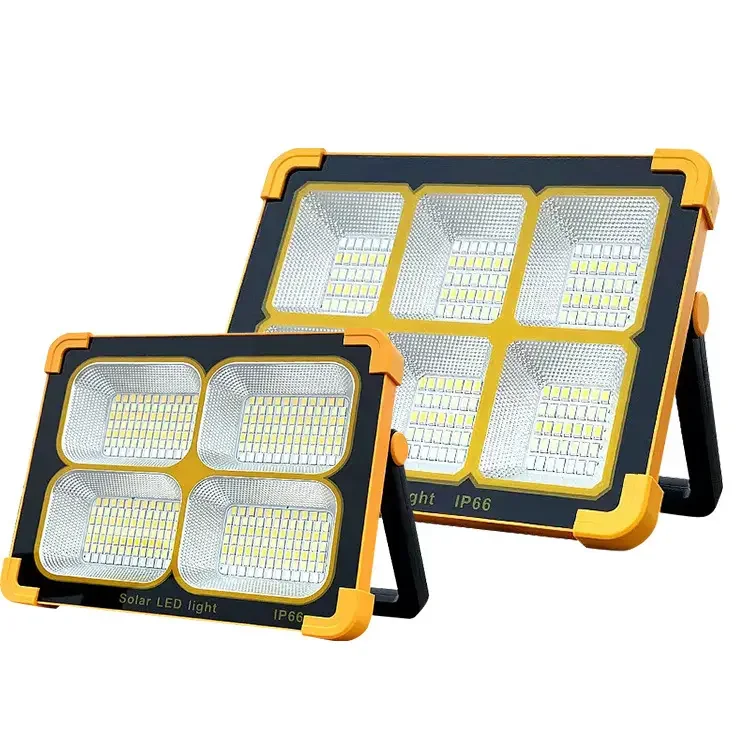 488LED multifunctional portable work light IP67 waterproof outdoor solar floodlight 200W household solar camping floodlight