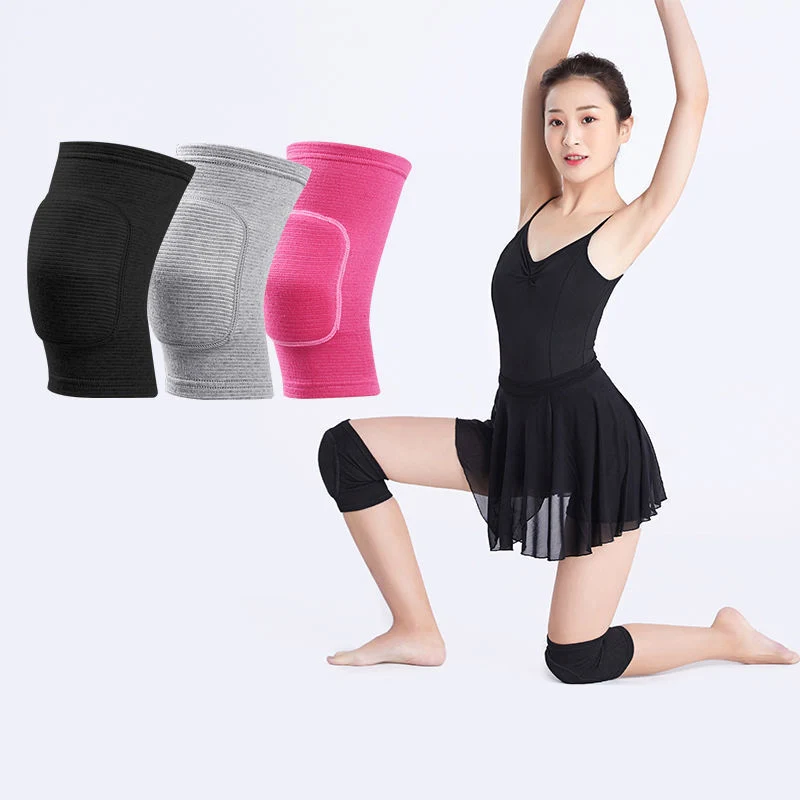 Thickened sponge EVA knee support compression sleeve knee pads for dance