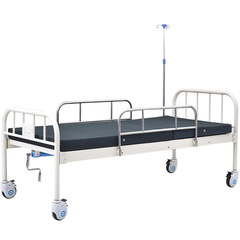 Best quality the second hand hospital beds price medical bed with stainless steel bed head and foot board