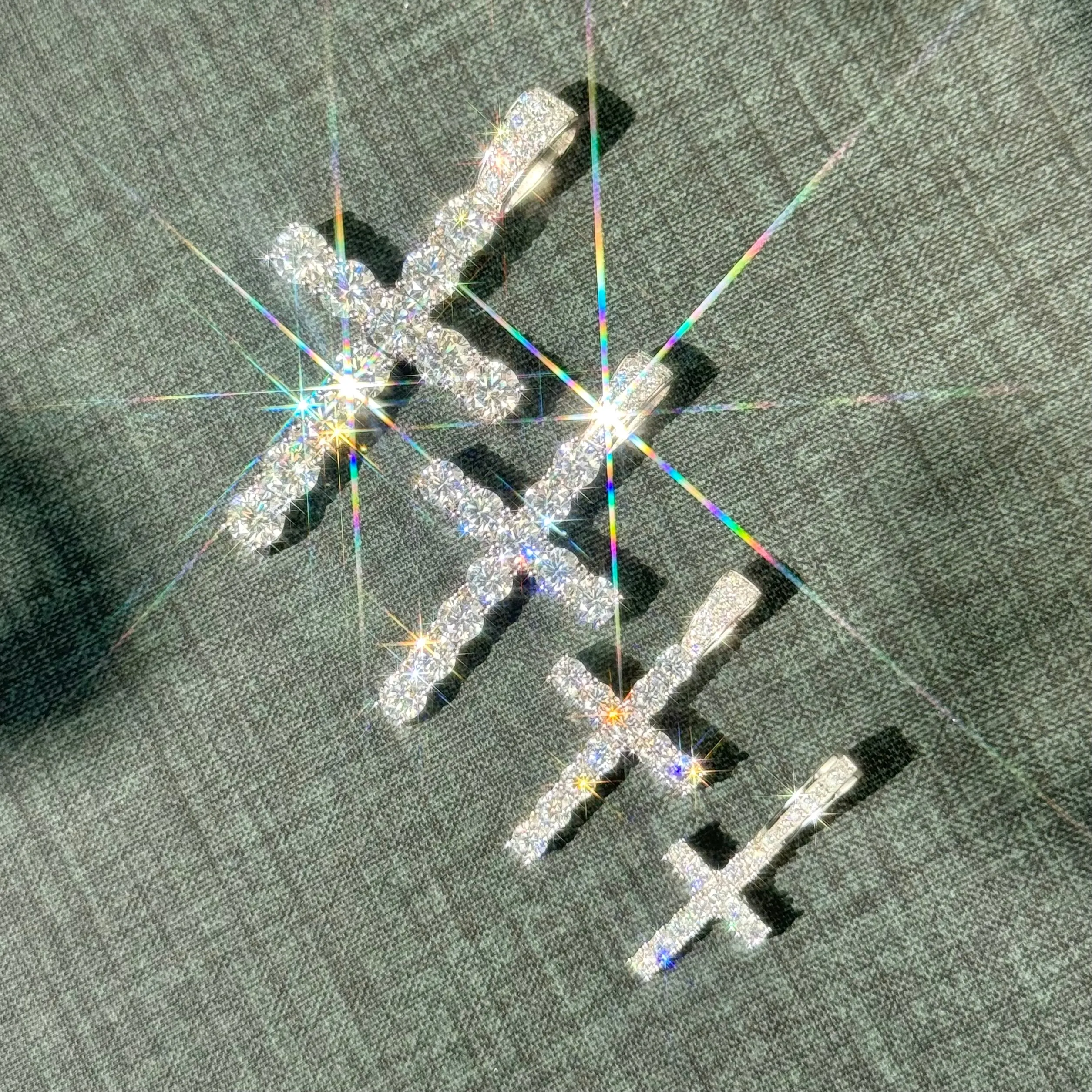 Бижутерия из муассанита 2 мм/3 мм/4 мм/5 мм