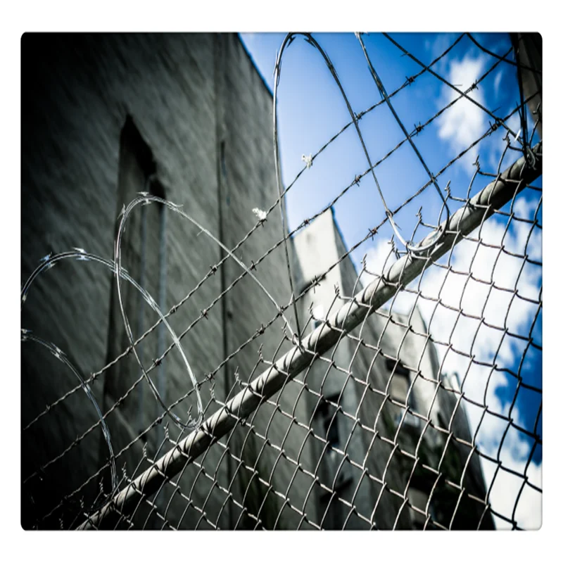 Mobile razor wire security barriers,fence top spikes