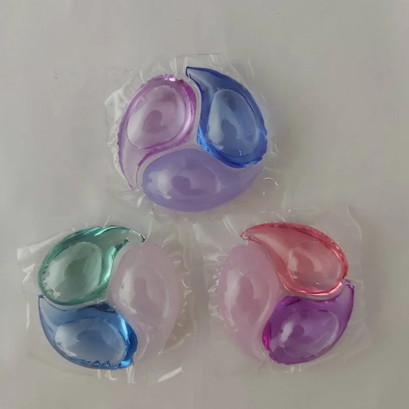 Household cleaning 3 in one washing clothes liquid detergent soap 15g laundry pods