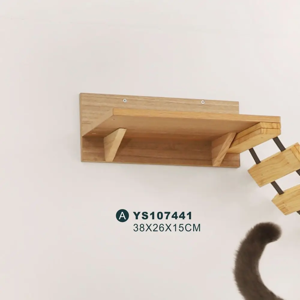 Новый дизайн настенная Мебель для кошек деревянные полки скалолазания домашних