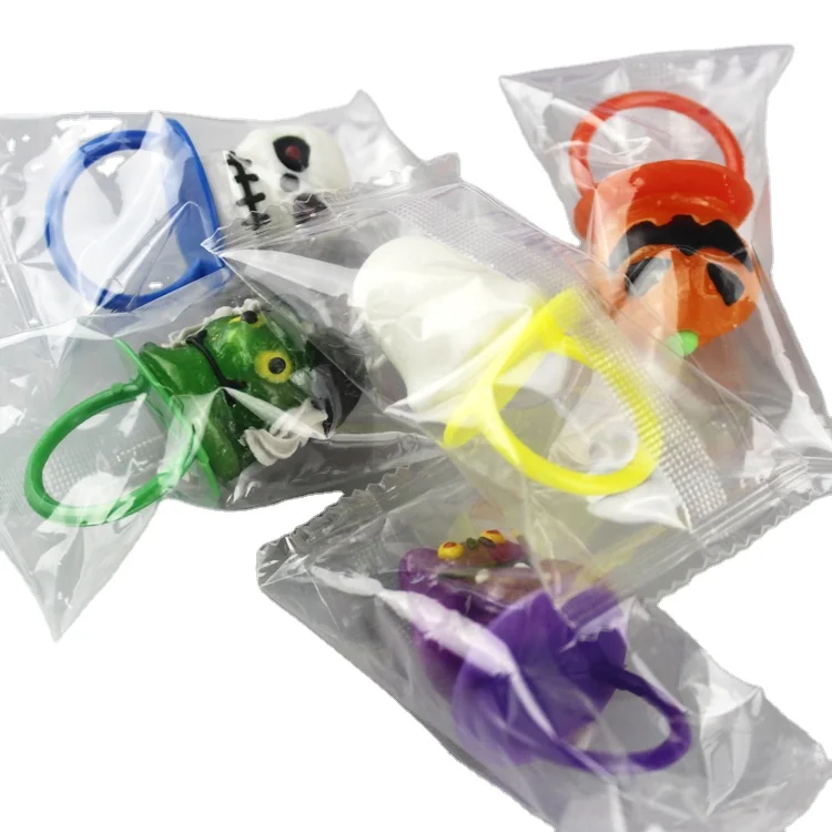 
Halloween Skull Shaped Ring Pop Hard Candies 