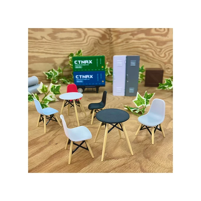 3-drawer Color Boxes Japanese Garden Indoor Miniature Salon Furniture