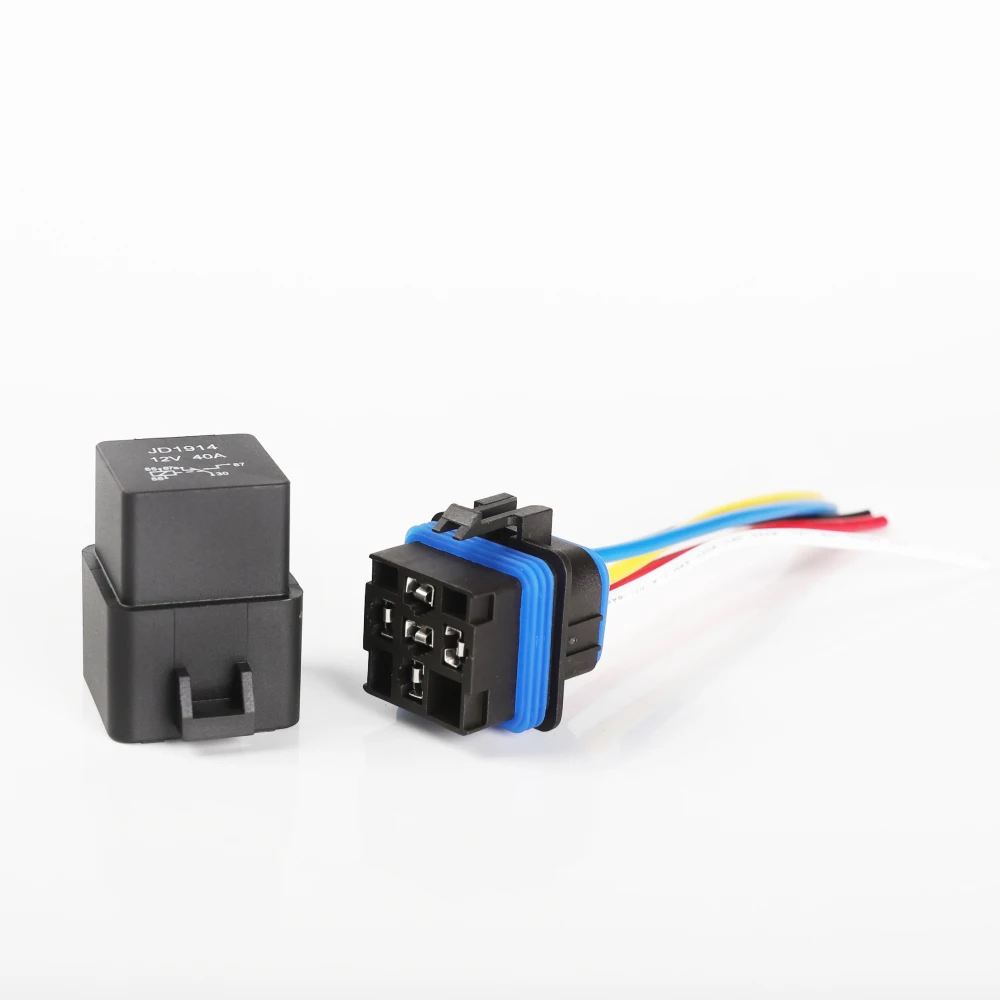 4 pin Water proof 40A relay automotriz and harness